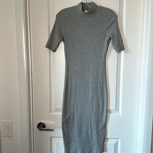 Collar short sleeve dress